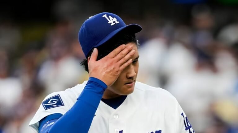 Shohei Ohtani enciende las alarmas tras quedar fuera del juego de los Dodgers por molestias en la rodilla